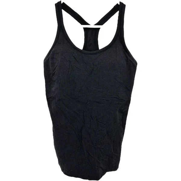Lululemon Ebb To Street Tank Racerback Seamless Slim Wicking Lycra Black 6 - Image 2