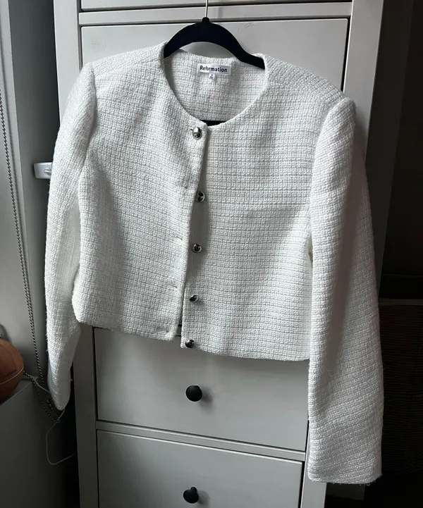 Reformation Tweed Jacket - Image 2