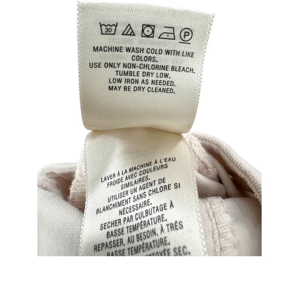Pilcro and the Letterpress by‎ Anthropologie Belted Utility Jumpsuit Cream Cotton Blend Wide Leg 8 - Image 8