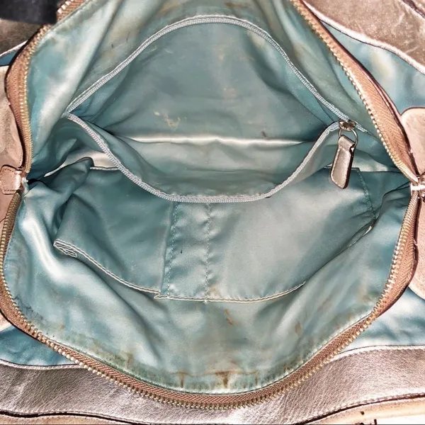COACH Chelsea Metallic Sparkle Hobo Purse - Image 8