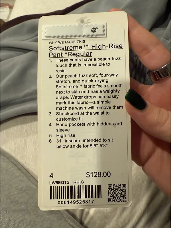Lululemon Softstreme High-Rise Pants - Image 3