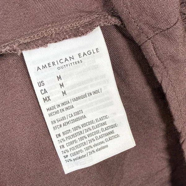 American Eagle Smocked Ruffle Mini Dress W2308 Sz M - Image 7