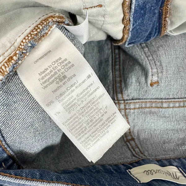Madewell The Perfect Vintage Jean in Haight Wash Blue Comfort Stretch US 28 - Image 11