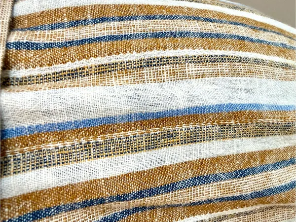 Anthropologie Drew Linen Raw Hem Striped Dress size S - Image 5