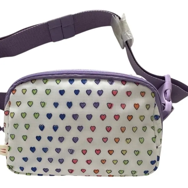 Roller Rabbit NWT Disco Hearts Belt Bag - Image 8