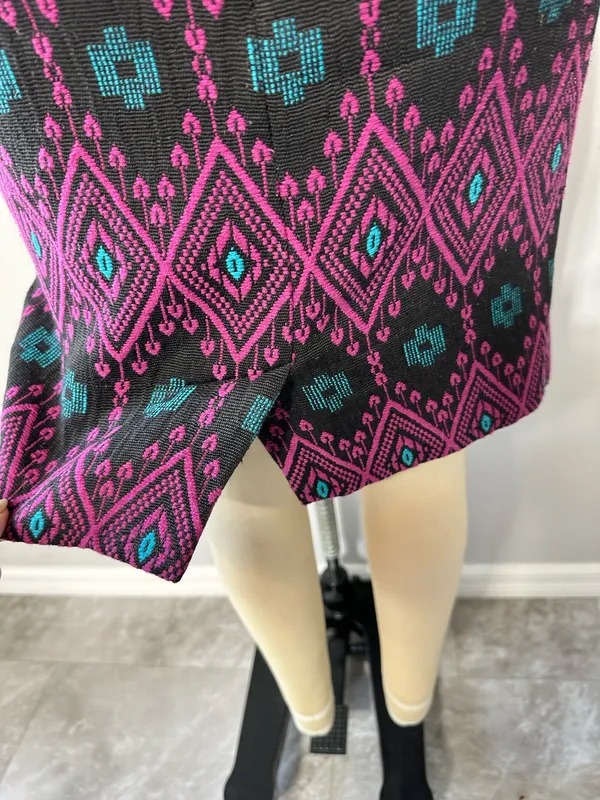 Ann Taylor Skirt Size 14 Aztec Cotton - Image 5