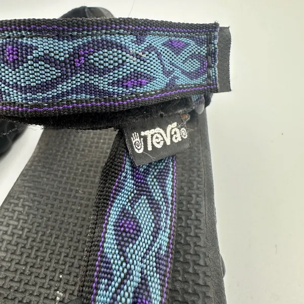 Teva Hurricane XLT2 Sandals Black Blue Purple Strappy Sport‎ Outdoors Women's 6 - Image 4