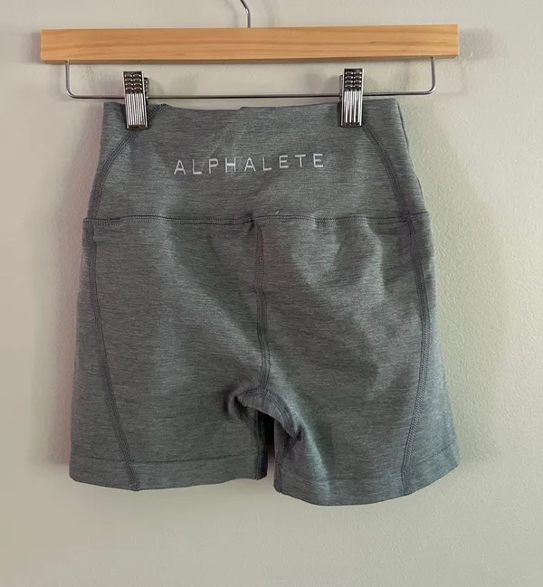 Alphalete R6 Revival Shorts Grey - Image 4