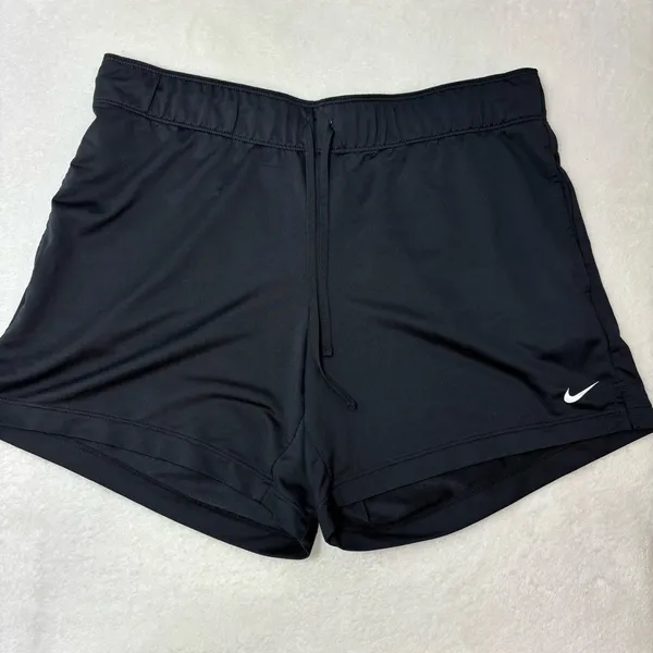 Nike Black Athletic Shorts‎ with Elastic Waistband size M - Image 3