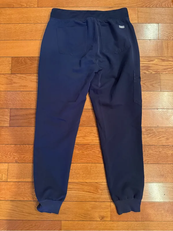 FIGS Zamora Jogger Scrub Pants Navy Blue - Women's Size Small - Image 4
