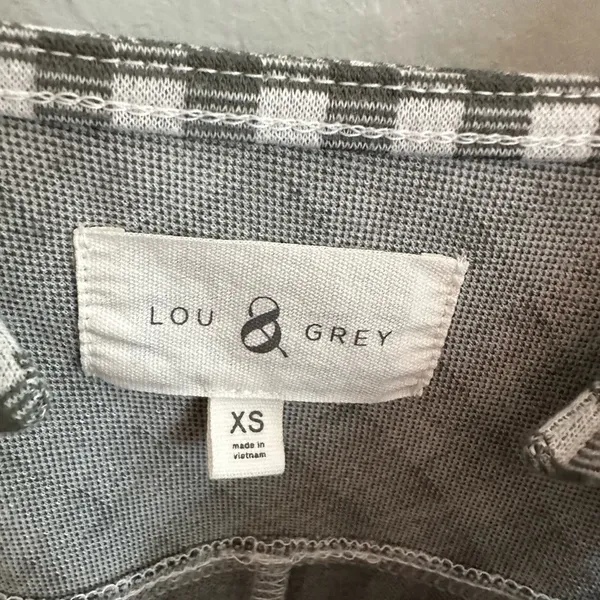 Lou & Grey Gingham Ponte Strappy Dress - Image 4