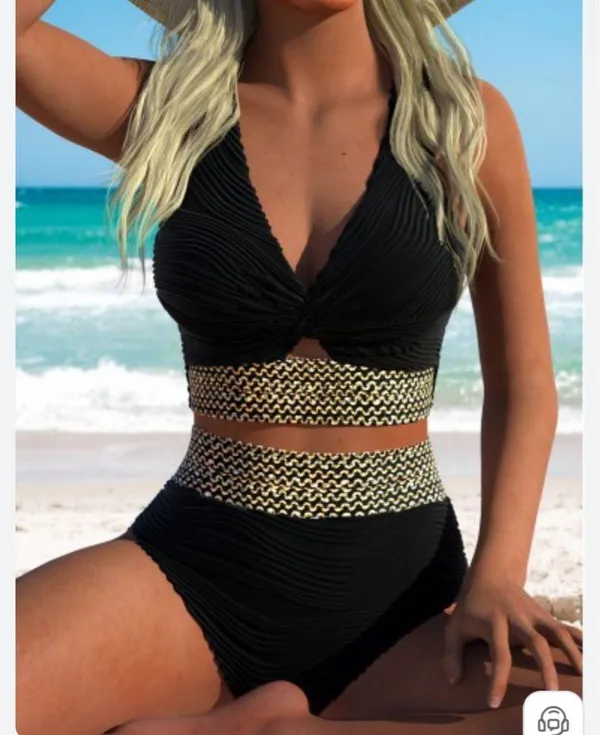 Boutique Black Bikini Set - Image 2