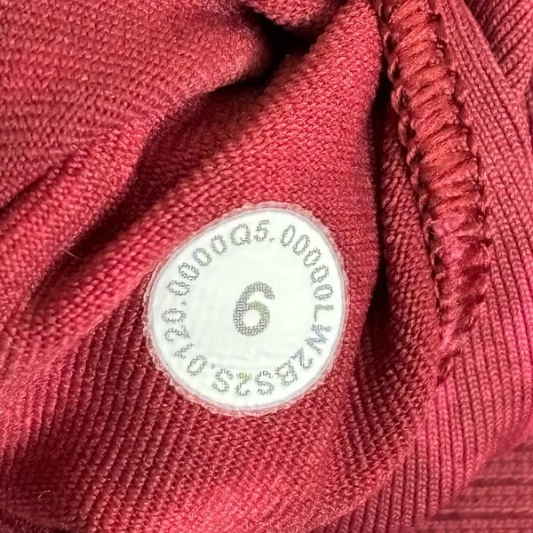 Lululemon Ebb To Street Bra A/B Cup Wash Stone Wash Chianti size 6 - Image 4