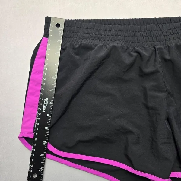 Old Navy Active Black Purple Shorts Pull On Athletic Running Shorts L‎ Large - Image 7