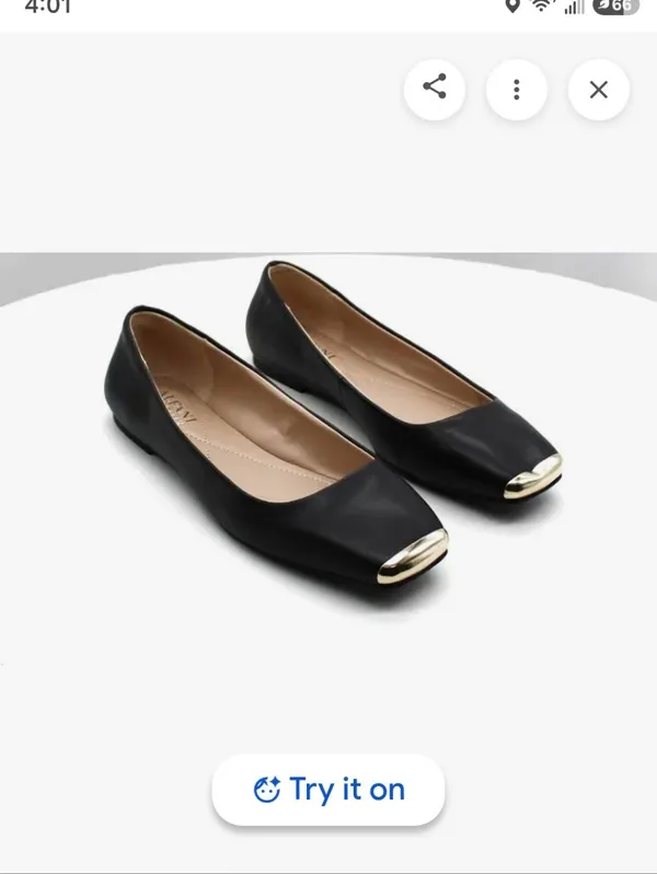 Alfani Step N' Flex Womens Neptoon Square Toe Flats Black Size 7 Ballet Flats - Image 3