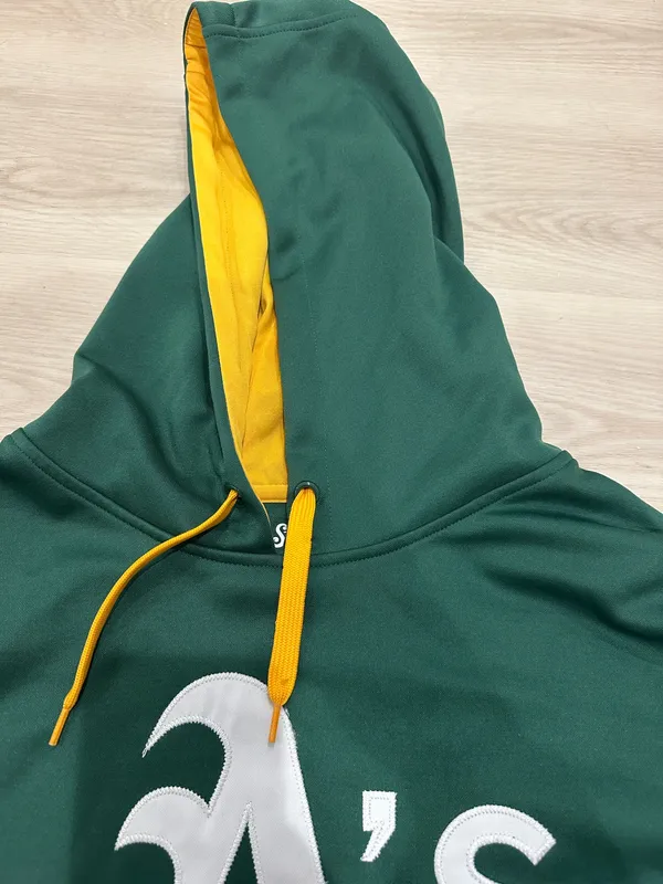 Oakland Athletics Sweatshirt Green Size L - Image 5
