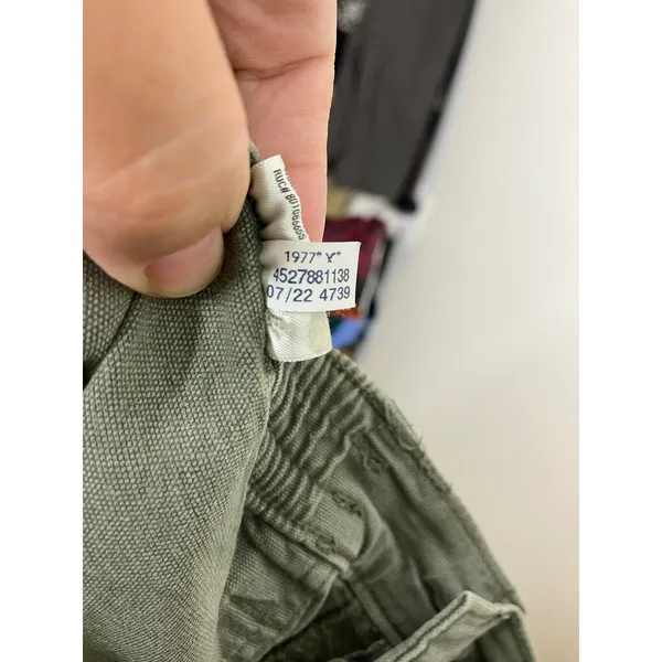 American Eagle Cargo Pants Womens 8 Green Excellent Stretch Utility Straight Leg - Image 7
