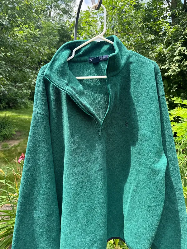 Nautica Green Quarter-Zip sweatshirt - Image 4