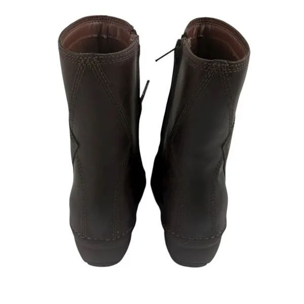 *Merrell Emma Boots Womens 6 Brown Brunette Leather Comfort Mid Calf Zip Winter - Image 6