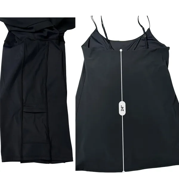 Abercrombie & Fitch Sportswear‎ Dress LARGE Tennis Golf with Shorts Black - Image 6
