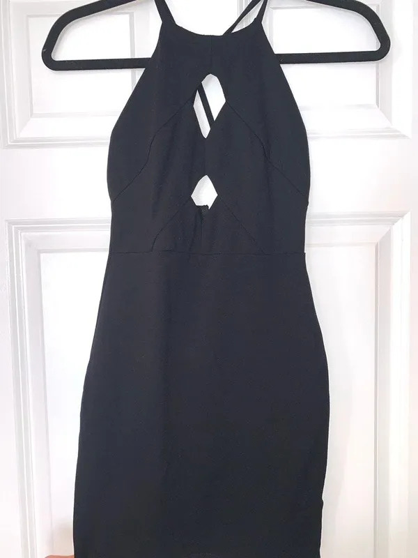 Boutique Black Bodycon Dress - Image 2