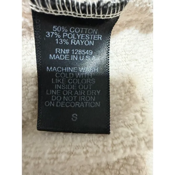 Aviator Nation 5 Stripe Zip Up Hoodie Almond/Neon Size Small‎ - Image 10