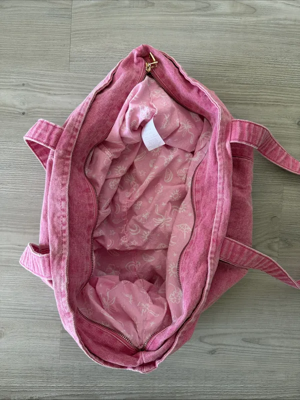 Kulani Kini’s Pink Canvas Tote Bag - Image 4