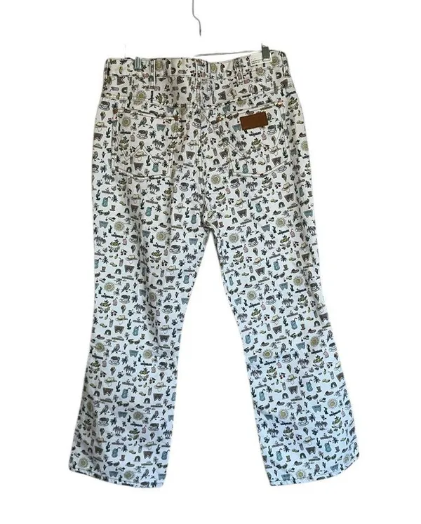 NWT Wrangler Life's Lemons High Rise Kick Flare Wrocks 672 Jeans - Image 10