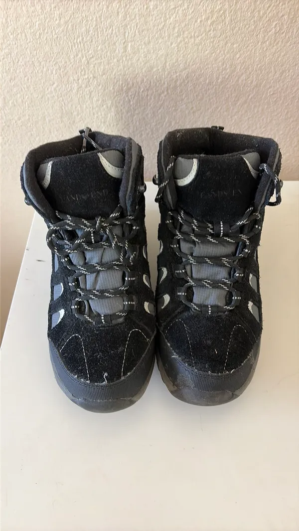 Lands End Hiking Boots Black - Image 3