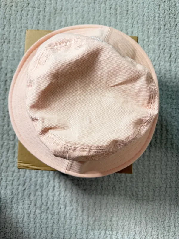 adidas peach color Bucket Hat with Logo Trim - Image 2