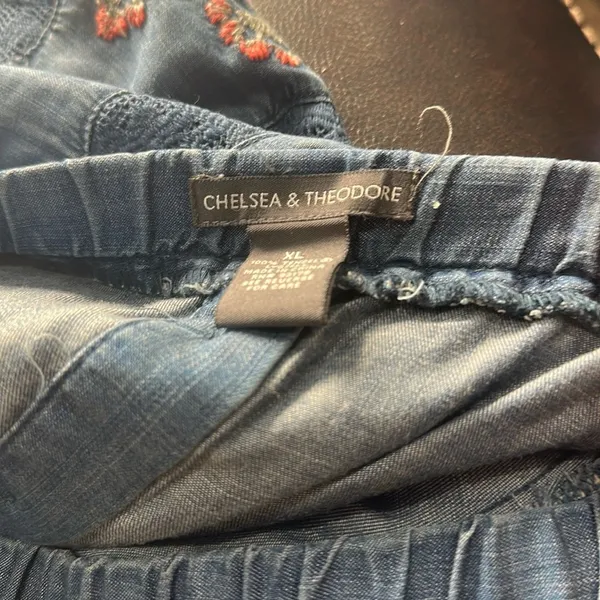 Chelsea & Theodore Blue Denim Pants - Image 10