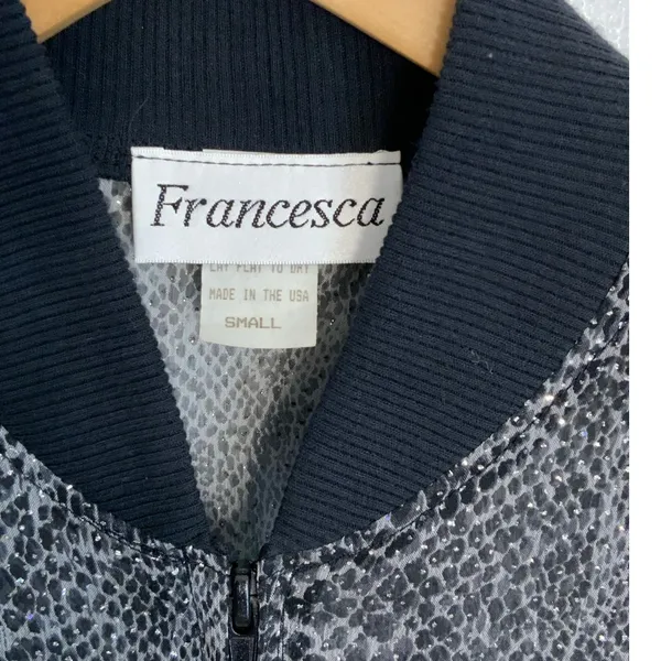 Francesca Vintage Jacket‎ size small Black - Image 2