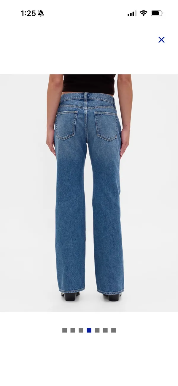 NWT GAP Midrise Wide Leg Rigid Jeans - Image 4