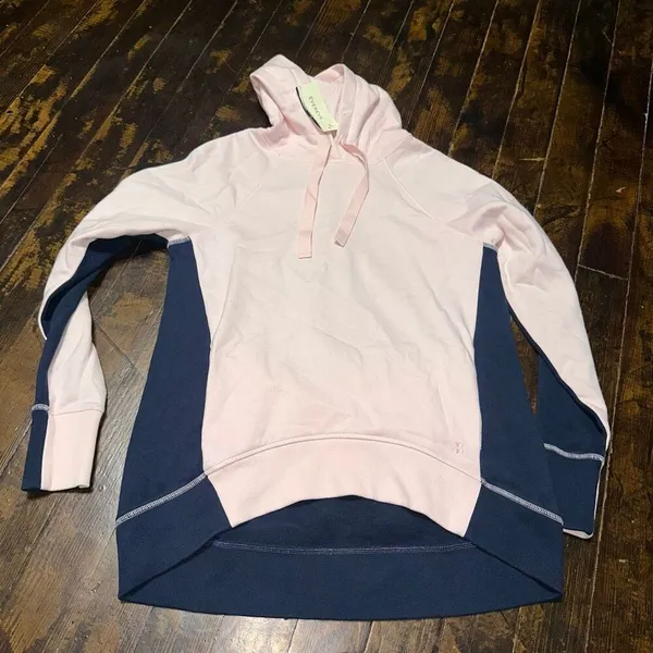 Sweaty Betty Evereve longline French pink S athleisure hoodie - Image 3