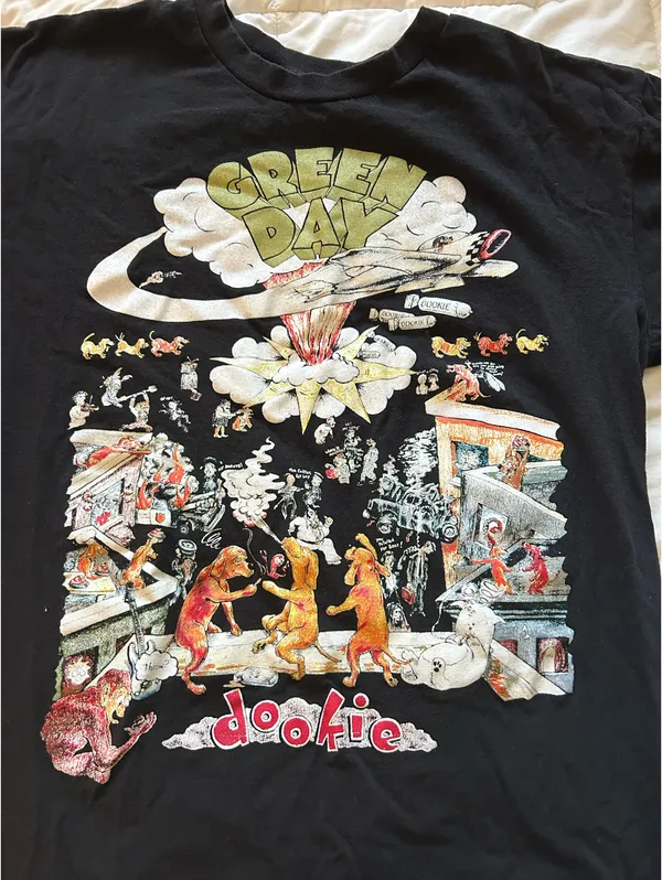Green Day Graphic Tee Black - Image 2