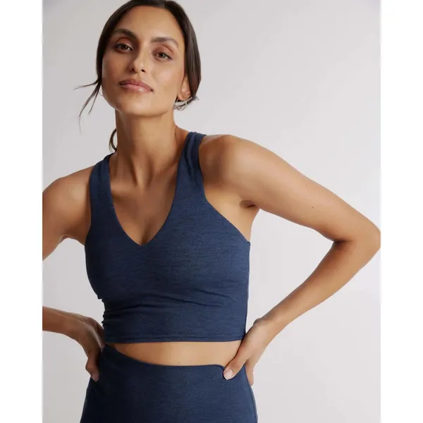 Quince Small Ultra-Soft V-Neck Cropped Tank - Image 6