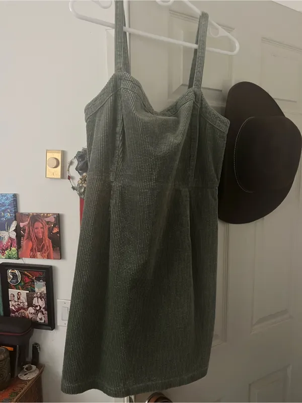 O’Neill Corduroy Jumper GREEN Sz L - Image 3
