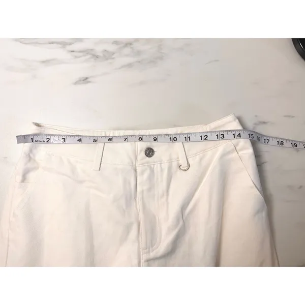Princess Polly White Wide Leg Cargo Pants High Waisted Utility Trousers Size 4 - Image 9
