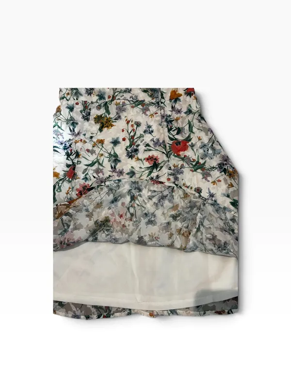 wild fable Strapless Floral Sundress in White with Pastel Print BRAND NEW - Image 13