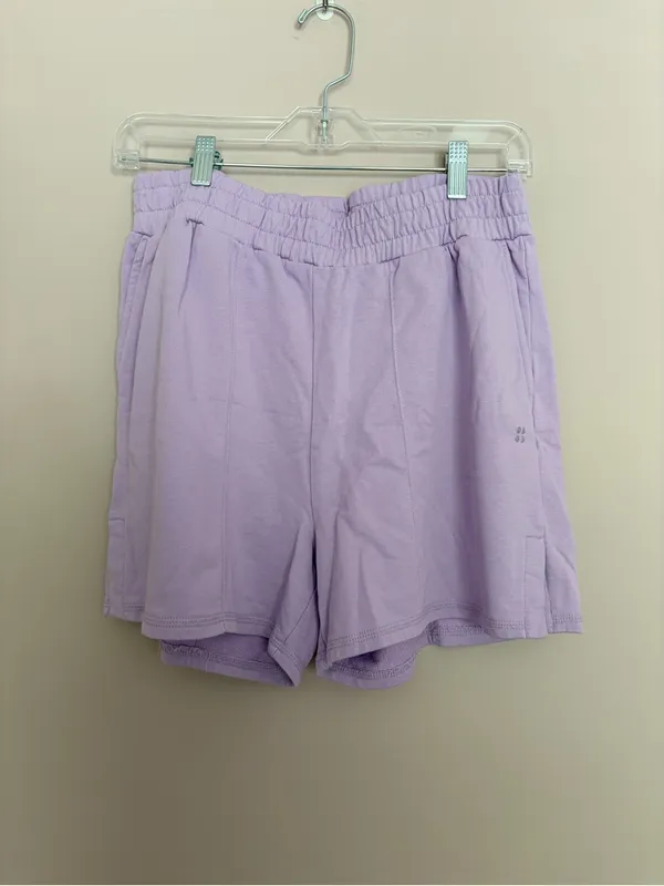 Sweaty Betty After Class Lounge Shorts Lilac - Image 2