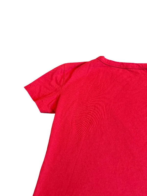 Zara Red Graphic Baby Tee Los Angeles California Short Sleeve Size Small - Image 10