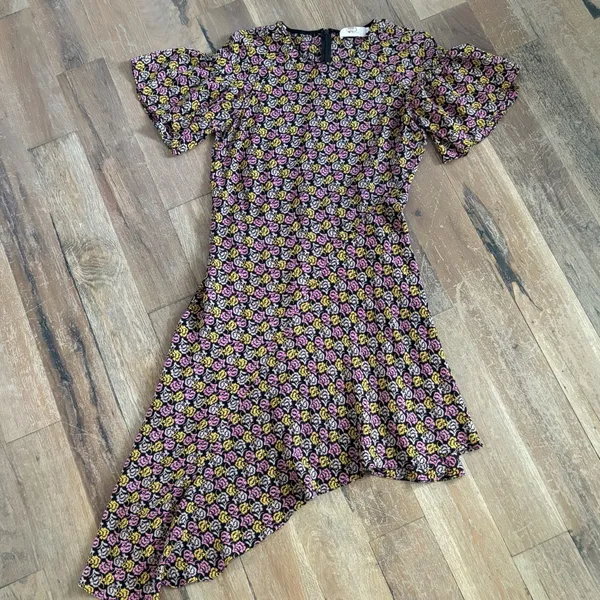 A.L.C. Floral Tilly Dress Size 6 - Image 5