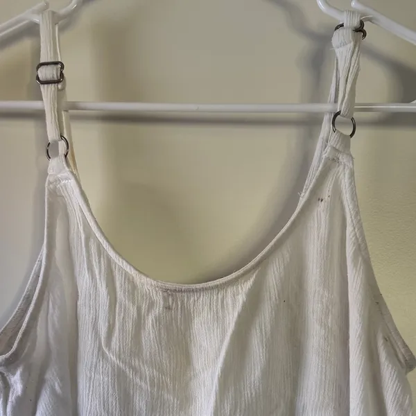 Hollister Ivory Button-Up Camisole / A59 - Image 5