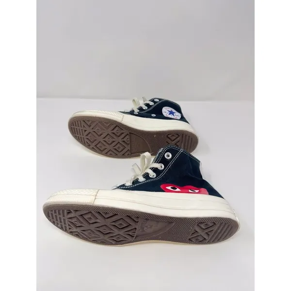 Comme Des Garcons PLAY x Converse Unisex Chuck Taylor Sneaker Men 5.5 Women 7.5 - Image 5