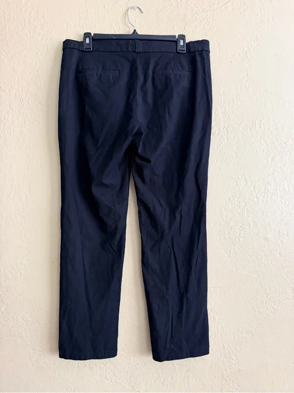 Banana Republic Women's Black Straight-Leg Dress Pants - Image 2