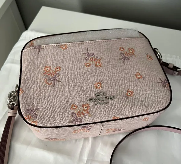 Coach Camera Bag With Floral Bow Print - Image 5