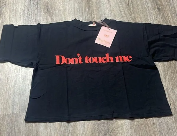 Dolls Kill/Daydream Nation “Don’t Touch Me” Black Graphic Tee - Image 7
