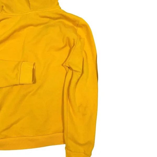 PINK Victoria's Secret Hoodie Women Large Yellow Full Zip Logo Sweatshirt - Image 8