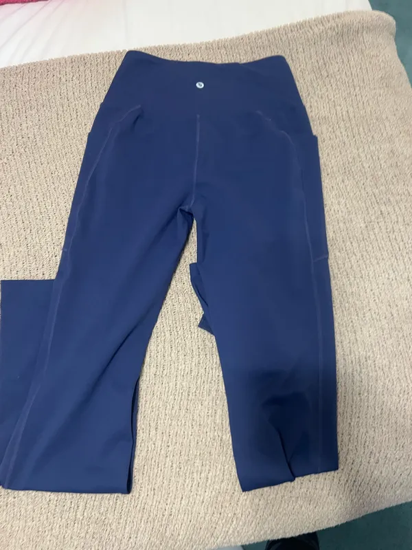 Baleaf Aerie high-waisted blue leggings #leggings #activewear #highwaisted - Image 2