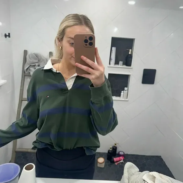 TOMMY HILFIGER polo top large - Image 6